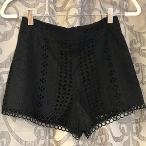 Black Lace Boutique Shorts